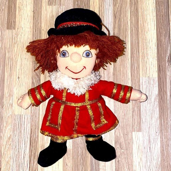 Disney Its a Small World England Bean Bag Stuffed British Boy Doll Attraction - Picture 4 of 5